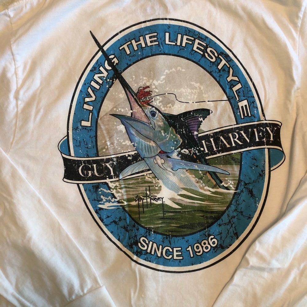 Guy Harvey pocket long sleeve